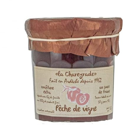 Confiture peche de vigne 360g - Chareyrade