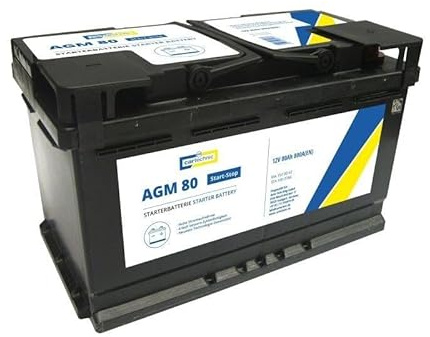 CARTECHNIC 80Ah 12V 800A AGM 40 27289 03017 3 AGM B13 DIN/ISO L4 Starterbatterie