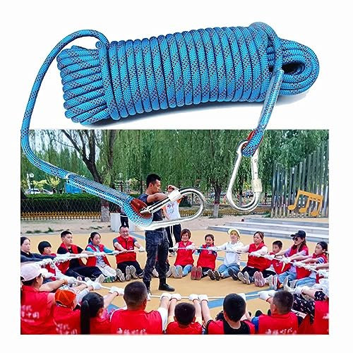 Spiele für Draussen Field Day Spiel-Seilset for Kinder, Jugendliche und Erwachsene – Outdoor-Karnevalsaktivitäten, Teamarbeit, Gruppe, Lernspaß und Spielen – 8–130 Personen (Size : 50m/164ft)