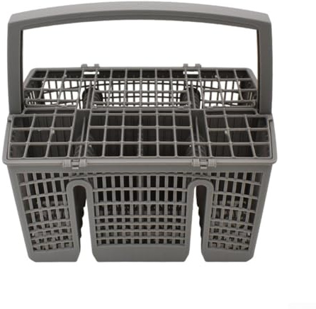 Panier à couverts gris pour lave-vaisselle, 11018806 pour Bosch pour Constructa, Neff et Siemens, en plastique (120 x 232 x 211 mm)