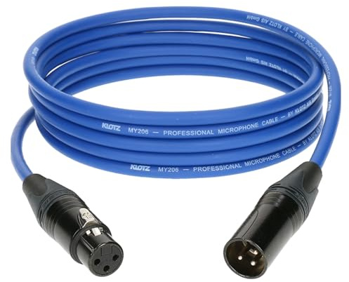 Klotz M1FM2N1500 Mikrofonkabel blau 15 m - Mikrofonkabel