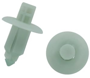 Motoforti 50 Pcs White 7mm Hole Dia Plastic Rivets Fastener Fender Cips | Long-lasting