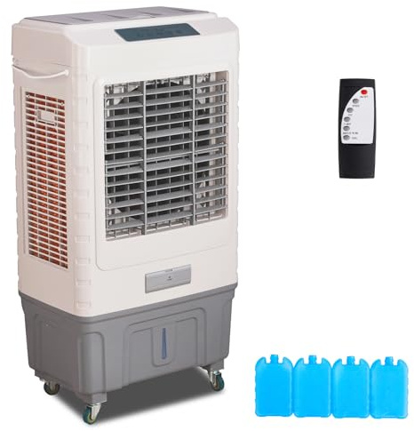 Winado - Enfriador de pantano con control remoto y temporizador de 12 horas, enfriador de aire evaporativo 1659 CFM con tanque de agua de 10 galones, aire acondicionado portátil 3 en 1 para habitación