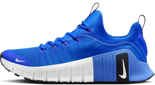 Nike Free Metcon 6 Chaussures d'entraînement pour homme, Bleu Racer/blanc sommet/noir, 42.5 EU