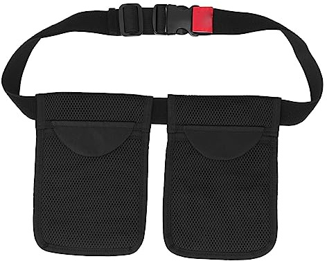 Mastectomy Drain Holder Portable Adjustable Waist Belt with 2 Pocket Drainage Bag for Post Operative Patients Drainage of Fluid Breathable Mesh
