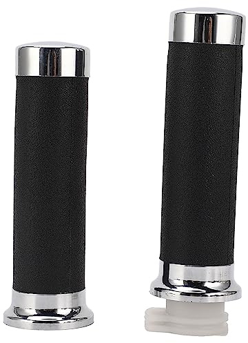 BONKZEBU - Mango de moto (1 par) puños para moto reemplazo de mango de gas de deslizamiento ergonómico para sombra 400 750 VT600 VT750 puños para moto mango de Handgrepen