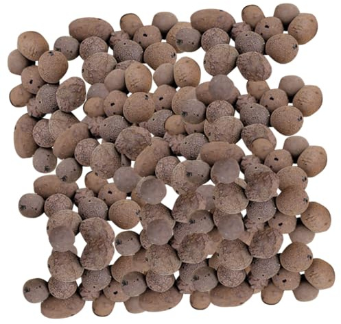 Hemobllo Ceramsite Argilla Espansa per Giardinaggio 1 kg, Materiale Traspirante per Drenaggio Vaso, Granuli Decorativi per Piante e Fiori Elevata permeabilità e Nutrimento Microelementi