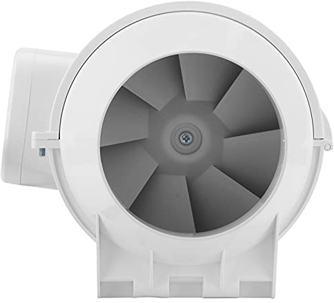 CHICIRIS Effizienter Lüftungsventilator, Geräuschloser Abluftventilator Zur Wandmontage, 4 Zoll, Weißes Küchenzubehör