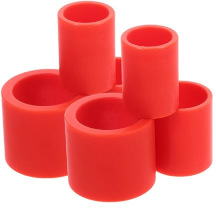 MALUGOGO 6 anelli riduttori in plastica per mola da 25,4 mm a 19 mm, 16 mm, 12,7 mm, adattatori per boccole per smerigliatrice da banco, parti di ricambio per smerigliatrice da banco in rettifica