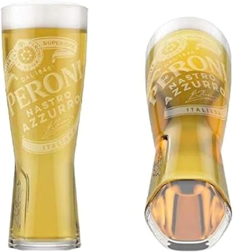 Peroni Italian Beer Glasses 0.3L - Set of 2