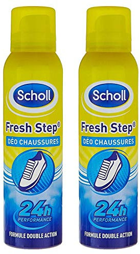 SCHOLL Lot de 2 Déodorants Chaussures Anti-Odeurs 24h 150 ml