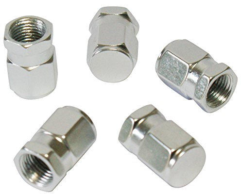 CORA 000120648 5 Pezzi Tappi Valvola Universali Alluminio