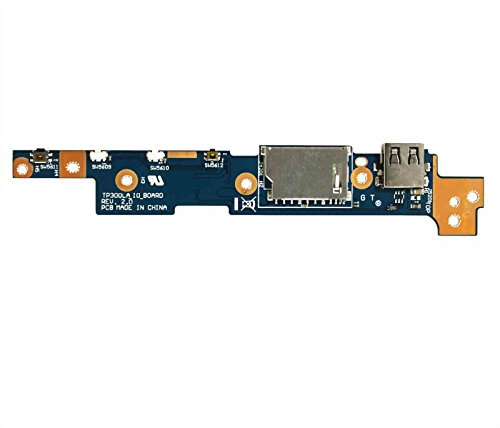 Gintai USB SD Controller Carte Mère Bouton d'alimentation avec câble Ruban de Rechange pour ASUS TP300 TP300UA TP300L TP300LA TP300LAB TP300LD TP300LJ TP300S 60NB05Y0-IO1070 90NB09Z0-R10020