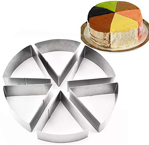 TAMUME Kuchenringe Edelstahl Runde Schnitte Kuchenform 3er Set für Hochzeitstorte Mousse-Form Ideal für Dessertform (Runde Schnitte)
