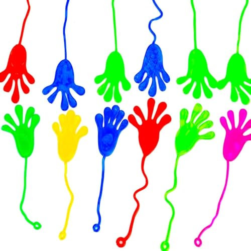 72x XXL Slime Klatschhand Kinder Mitgebsel & Gastgeschenke & Give aways - Glibberhand als Party Mitbringsel für Jungen & Mädchen - Kindergeburtstag Geschenke