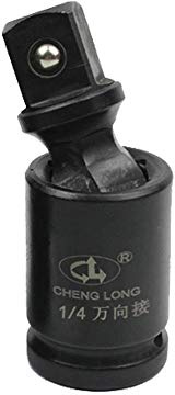 Drive Universal Joint Socket Swivel Deep Impact Socke 1/4