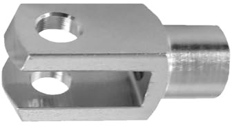 5 Stück - Gabelkopf - 12x24 - M12 verzinkt