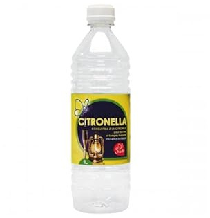 Lot de 6 bouteilles Huiles parfumées à la citronnelle pour torche et lampe à Huile