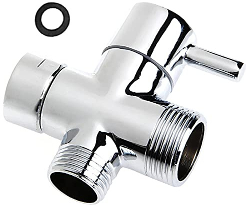 Valve 3 voies en laiton massif 3 Voies Soupape Inverseur Système de douche Douches et composants de douche Vanne d'inversion pour salles de bain, cuisines, toilettes,auberges, restaurants, bars, etc.
