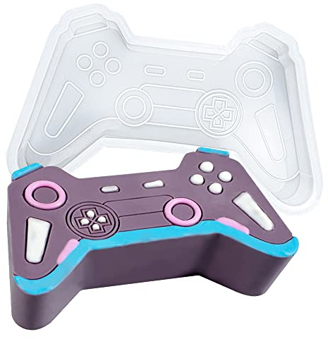 Large Game Controller Silicone Mold Chocolate Candy Fondant Cake Baking Ice Cubes Resin Epoxy Casting Candle Soap Making 6x3x1.5inch