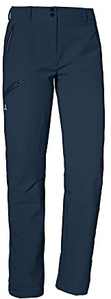 Schöffel Damen Pants Ascona Warm L, warme Wanderhose mit 4 Wege-Stretch, wasserabweisende, atmungsaktive Thermohose