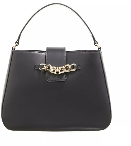 Tommy Hilfiger TH Luxe Satchel Bag Black