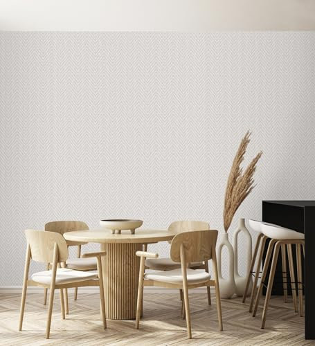 GAULAN 682454 Papier peint vinyle épis effet fibre végétale mauve clair texturé en relief pour mur salon cuisine bain chambre couloir stanza salle à - Rouleaux de 10 m x 0,52 m