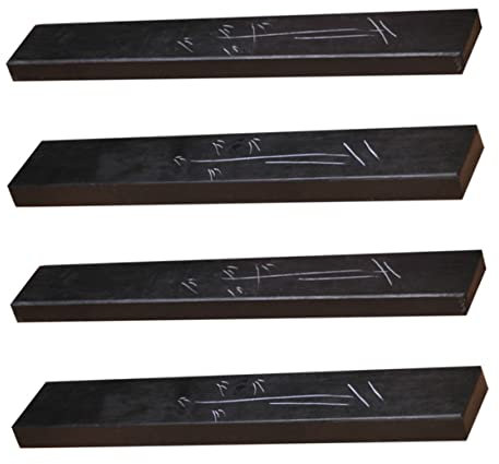 TOPPERFUN 4stücke Marmorstein-briefbeschwerer Zarter Briefbeschwerer Geschnitzter Stein Für Zuhause Büro Kalligraphie-tuschestein