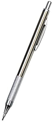 LOOMIKKE Druckbleistift Metallmalerei Automatischer Bleistift mit Minen zum Schreiben Zeichnen Signatur 0,3/0,5/0,7/0,9/1,3/2,0/3,0 mm