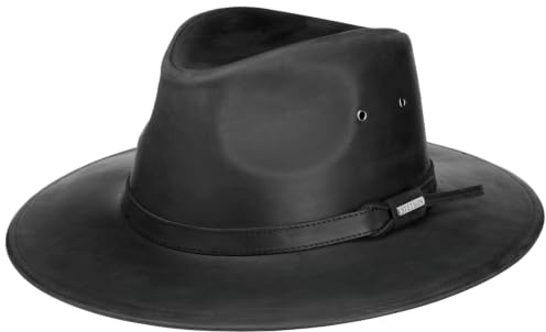 Stetson Glencross Buffalo Sombrero Traveller Western Banda de Piel Outdoor Hombre Todo el ano