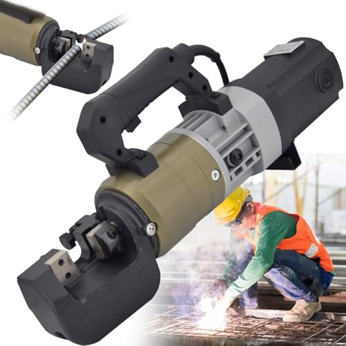 Dfdieratve 7/8 Zoll Elektrischer Hydraulischer Bewehrungsstahlschneider, Schnittgeschwindigkeit 1,5–2 S/2–5 S, Tragbarer Bewehrungsstahlschneider, zum Schneiden,C 22mm