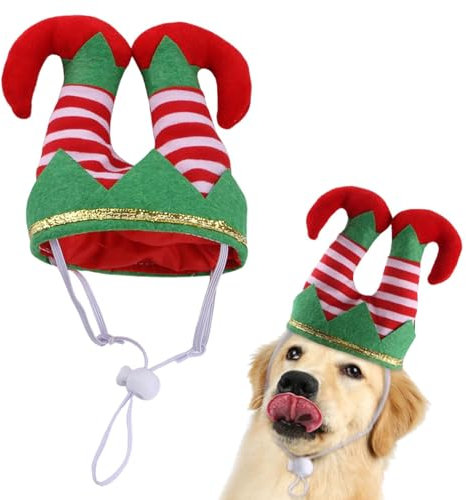 Hut für Hunde, Tiermütze, Halloween, Partyhut für Hunde, lustig, elastisch, verstellbar, Weihnachtsmütze für Haustiere, Kostüm-Outfit für