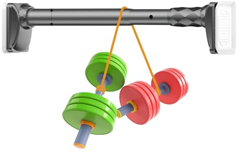 Gardinenstange Ohne Bohren 70-120cm 160-250cm 260-350cm 360-450cm Duschvorhangstange Edelstahl, Vorhangstange Klemmstange Teleskopstange Vorhang für Badezimmer, Duschkabine, Fenster(Grau,360-450cm)