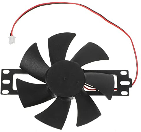 Cabilock 5 Pz Ventola Del Fornello a Induzione Ventilatore Da Finestra Verticale Gadget Vuoto Diffusore Di Calore Per Stufa a Gas Ventola Del Radiatore Di Calore Booster Il Motore Auto Rame