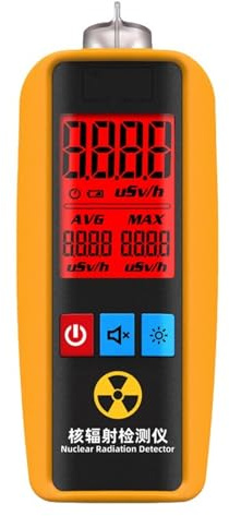 Détecteur de Rayonnement Numérique Portable, Compteur Gamma à Rayons X, Comptoir Geiger en Temps Réel avec Alarme, Moniteur de radioactivité pour la sécurité Industrielle et
