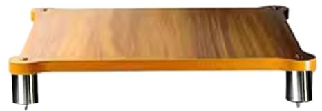 Easnuroz Scaffale HiFi Rack AV Supporto Per Lettori HIFI Stand Mobile Audio HIFI A 1/2/3/4 Strati Armadio Per Dispositivi Di Streaming HiFi Racks Scaffale AV HiFi Componenti Audio Video(Wood color-A,6