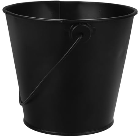 FUTUREORYY Seau à Graisse BBQ Noir Récipient Collecteur Huile Pratique pour Barbecue Nettoyage Facile Accessoire Cuisson Extérieur Polyvalent