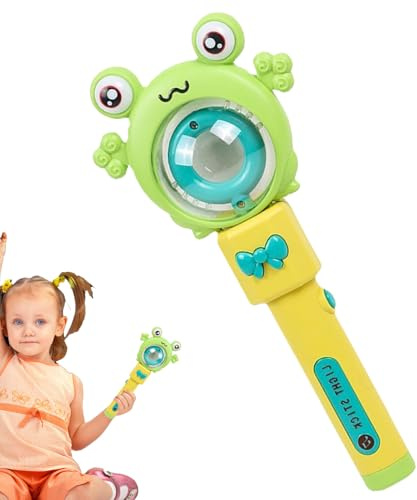 Glühende Spielzeugwandd - Elektrische LED -Zauberstabes Sinnesspielzeug | Kids 'Motion Spinner, Bunny/Frog Light -Up -, Blinkender Toyy Mit Rotierenden Lichtern Und Farben,