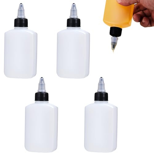 4 Stück Kleine Squeeze Flaschen ölflasche,Mehrzweck Quetschflasche,100 Ml Mini-Quetschflaschen,Kunststoff Klein Squeeze,Mini-Quetschflaschen Für Camping,Für öl,Saucen,Salat,Senf,Küche,Ketchup,Kochen | 100 Ml Mini-Quetschflaschen,Kunststoff Klein Squeeze,Mini-Quetschflaschen Für Camping,Für öl,Saucen,Salat,Senf,Küche,Ketchup