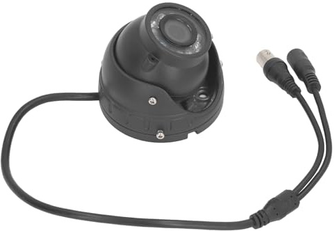 Walmeck Utomhusövervakningskamera, 720P Full HD Dome-kamera, Vattentät Night -övervakningskamera för Baby Pet Street med Infraröd LED