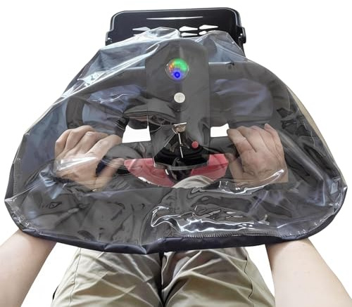 CheurYae Mobility Scooter Control Panel Till Cover,Mobility Scooter Rain Cover,Waterproof Console Cover Protectivewith Elastic Cuffs,48x38x22cm Universal Tiller Cover