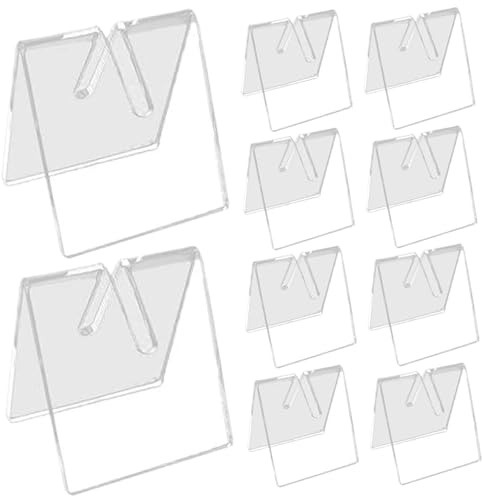 Espositore per coltelli, 10 pezzi Portacoltelli in acrilico trasparente Collettore per espositori a lama fissa per supporto tascabile singolo Decorazioni per la casa rustiche.