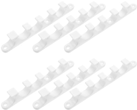 Abaodam 6pcs Plastic Five-notch Adjustment Buckle Connectors for Garden Loungers and Folding Chairs, Compact Design Stable Attachment for Outdoor Garden and Terrace Use