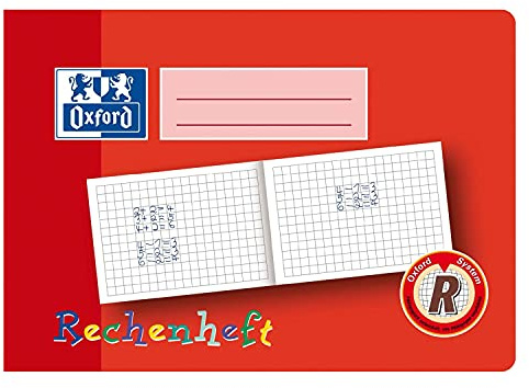 Oxford Rechenheft, DIN A5 quer, Lineatur: R / 10mm kariert VE=1