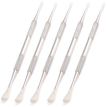 OdontoMed2011® Pack of 5 Pieces Spatula Packer Dermatology Podiatry Stainless Steel