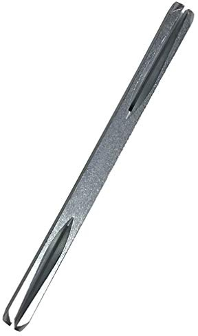 7mm x 120mm Door Handle Spindle Bar Replacement Steel Split-End – Pack of 1 | Single spindle with slotted sprung ends for grip in latch follower. Niche 7mm size for UPVC and lever handle replacement.