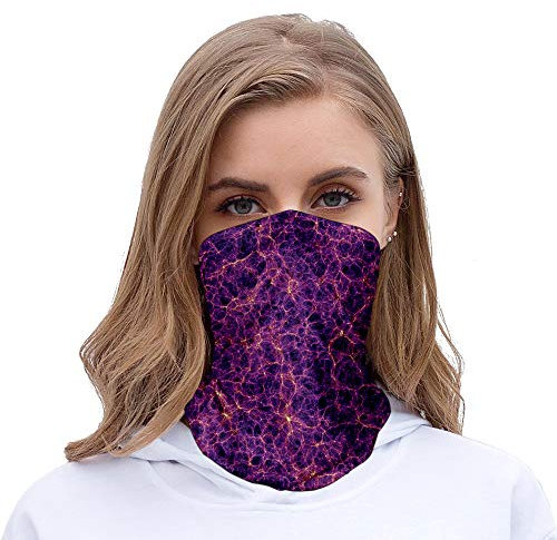 Yumenam Multifunktionstuch Kopfbedeckungen 3D Bedrucktes Bandana Schal Super Elastisch Sonnenschutz Verschleißfest Schlauchschal Halstuch Maske für Motorrad Laufen Wandern