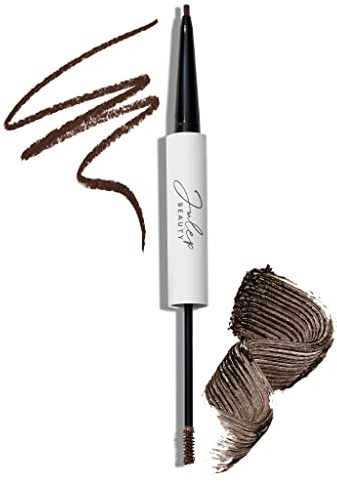 Julep Brow 101 Sculpting Pencil & Tinted Brow Gel Set - Dual-Ended Eyebrow Tool with Brush and Precision Tip - Long-Lasting, Waterproof Formula for Perfectly Defined and Tinted Brows -Dark Brown