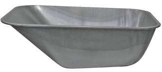 FRANKEL kaiserkraft | Benne de Rechange pour brouette | galvanisé | 140 litres | L x l 1000 x 750 mm