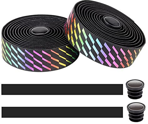 Fahrrad Lenkerband für MTB Rennrad Griffband,Eva Lenkerbänder rutschfest Stoßdämpfend Cycling Fahrrad Lenkerband Lenkerbänder Atmungsaktiv für Rennrad Gravel und Urban Cycling,Bunt #1